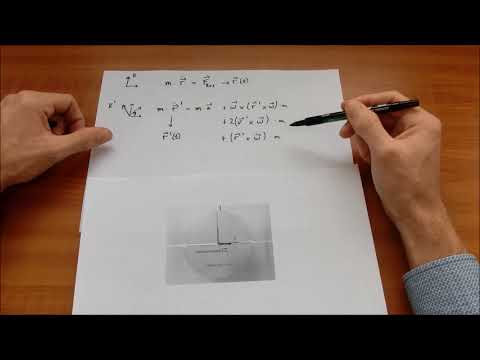 Rotierende Bezugssysteme – Bewegungsgleichung – Beispiel