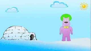 Purple Polar Bear - A very silly song - Cool Kid Tunes
