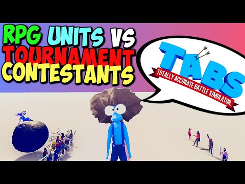 RPG TABS Unit vs Tournament Contestants 1v4 - RPG TABS MODDED GAMEPLAY BOB BOB BOB BOB BOB BOB BOB