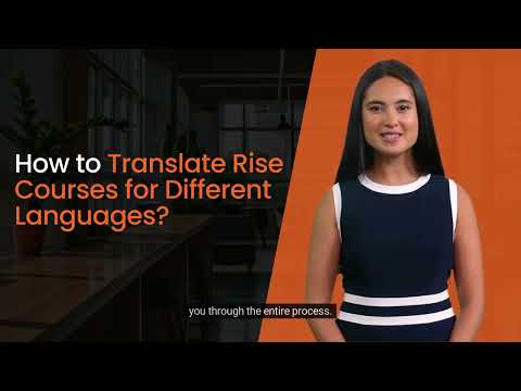 How to Translate Rise Courses for Different Languages?