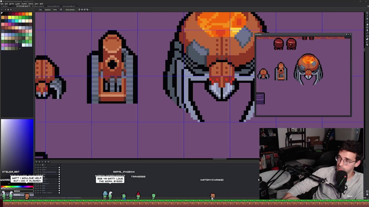 Game art! Come say hi :)