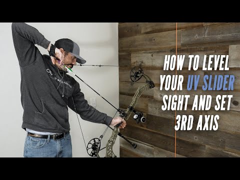 How to level your Ultraview UV Slider sight and set 3rd axis