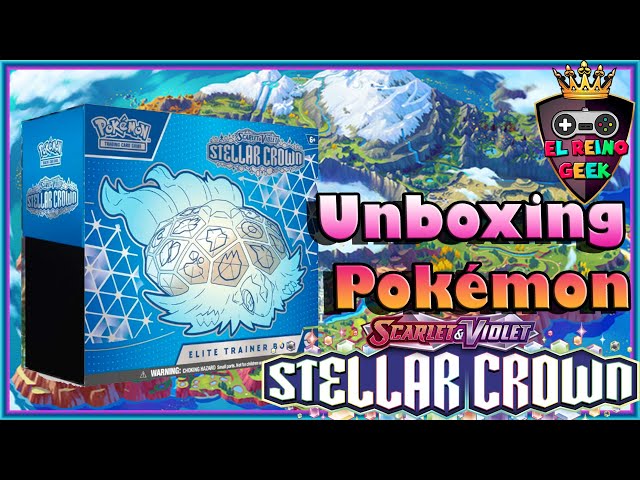 Vídeo relacionado con Pokémon TCG: Scarlet & Violet Stellar Crown Elite Trainer Box, Multicolor, Talla única (820650859229)