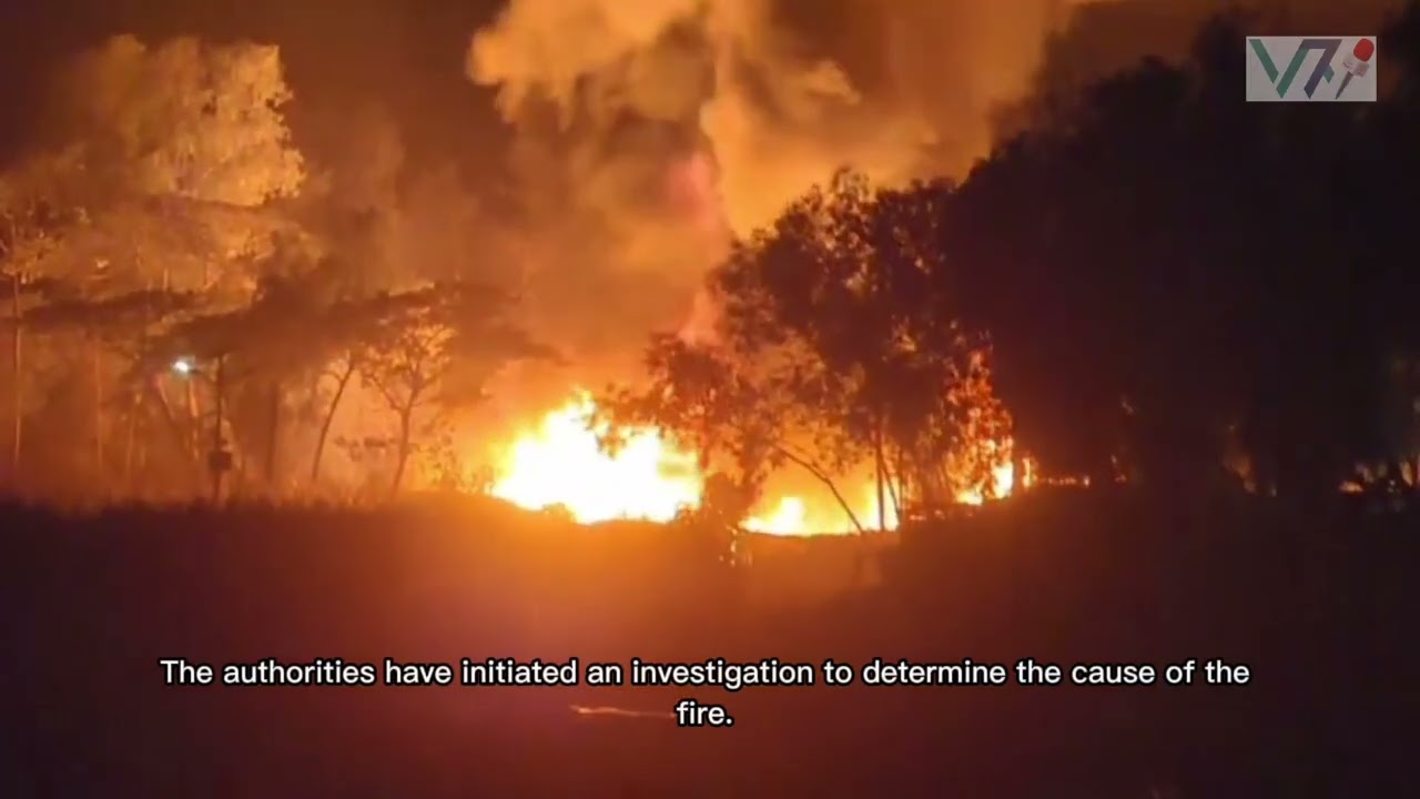 Fire Ravages Rohingya Camp in Teknaf: Child Killed, 100+ Homes Destroyed