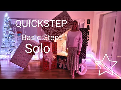 Quickstep Basic Steps Solo Dance Lesson.
