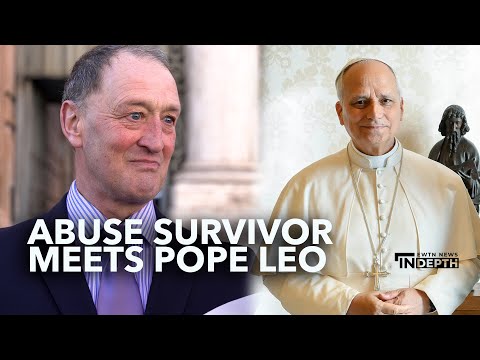 Abuse Survivor Meets Pope Leo XIV | EWTN News In Depth