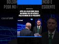 Após Lula Falar Sobre Sigilo Bolsonaro Fica Em Silêncio E Pega No Ombro Do Ex Presidente Shorts