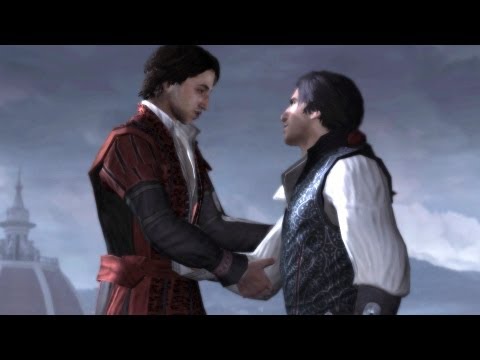 Sibling Rivalry: Brothers Ezio and Federico Chase on Rooftops in Florence (Assassin's Creed 2)