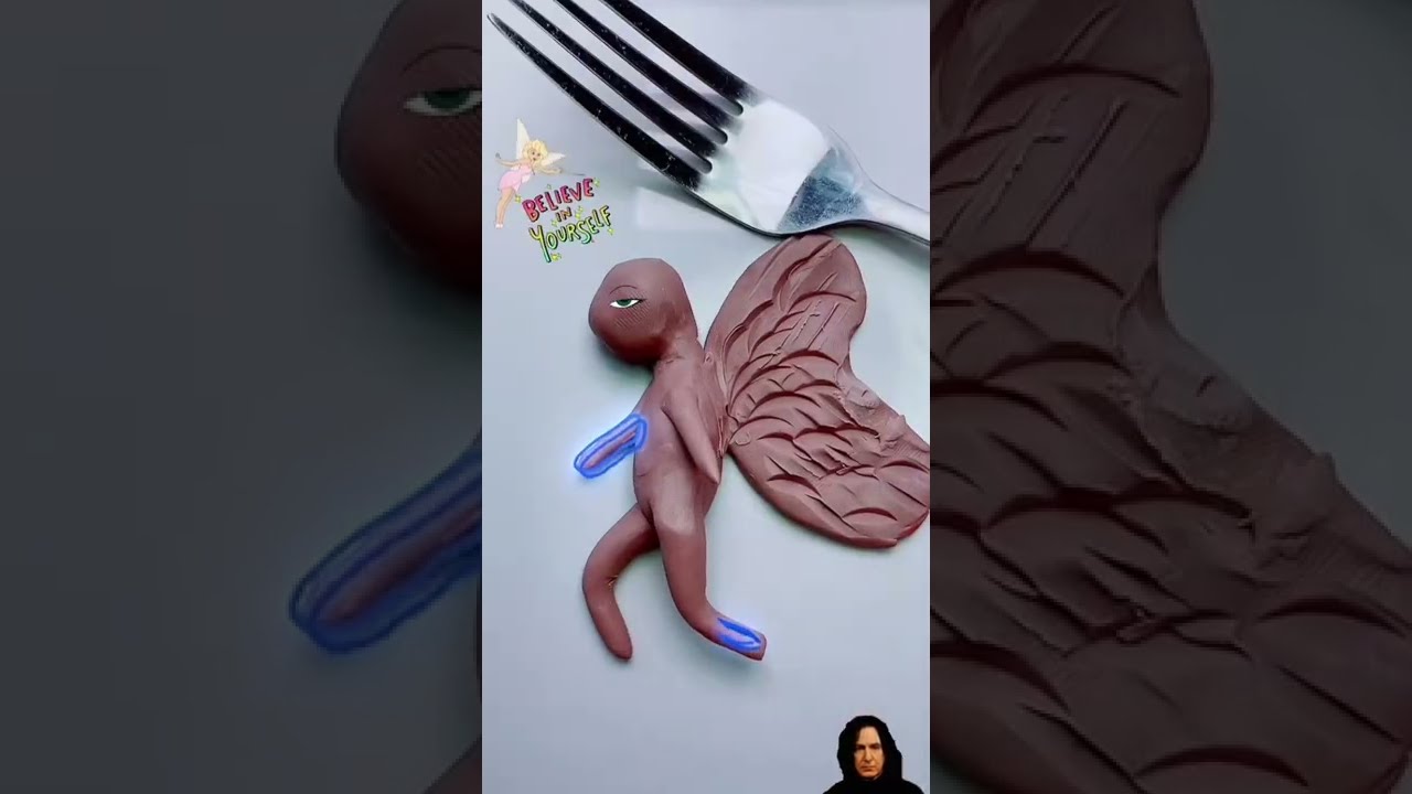 Easy art for beginners #easyclayart #monsterclay #clay #sculpting