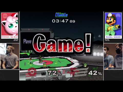 CT GamerCon 4 SSBM - Mr. Heat/Hysteric (Red) vs. Palika/Kikoho (Green) - Melee Doubles WR2