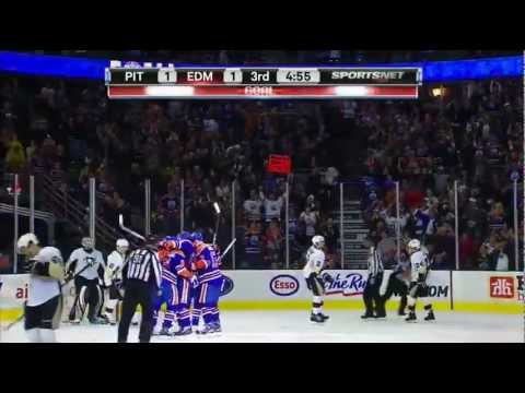 Ryan Nugent-Hopkins First NHL goal! Edmonton Oilers.