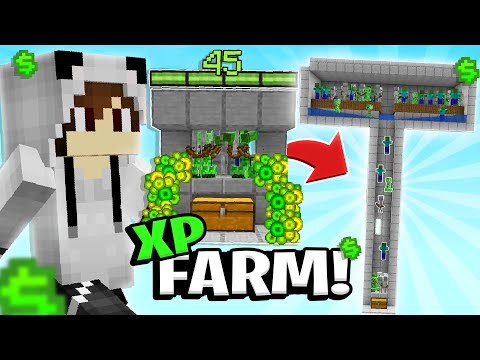 BUILDING XP FARM IN MINECRAFT SURVIVAL!