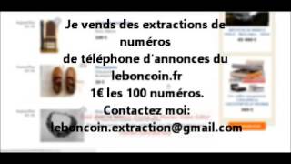 leboncoin extraction numéro de téléphone
