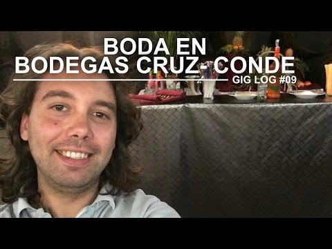 DJ GIG LOG #09 - Boda en Bodegas Cruz-Conde, Montilla (Córdoba)