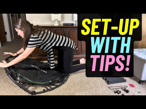 BCAN Rebounder Trampoline Full Assembly with TIPS, Demo & Review!