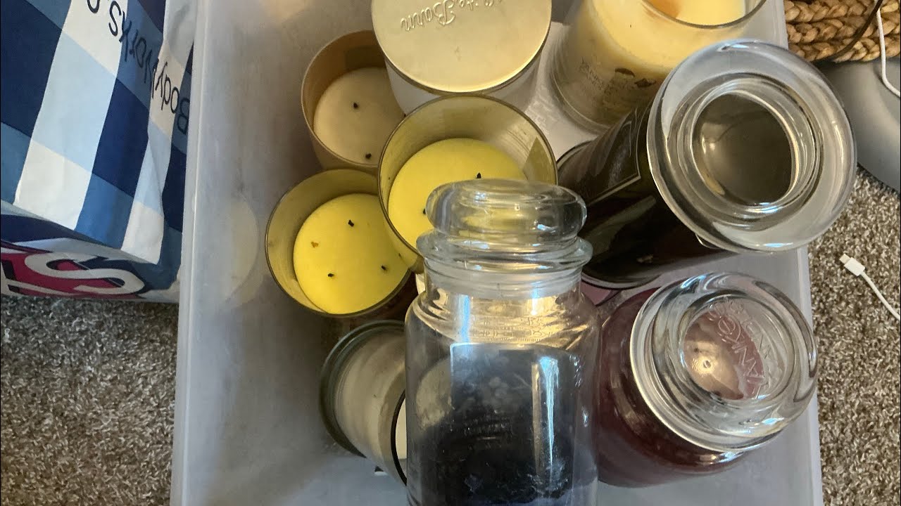 Candle empties from summer 2024
