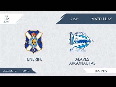 AFL19. Spain. La Liga. Day 5. Tenerife - Alavés Argonautas.