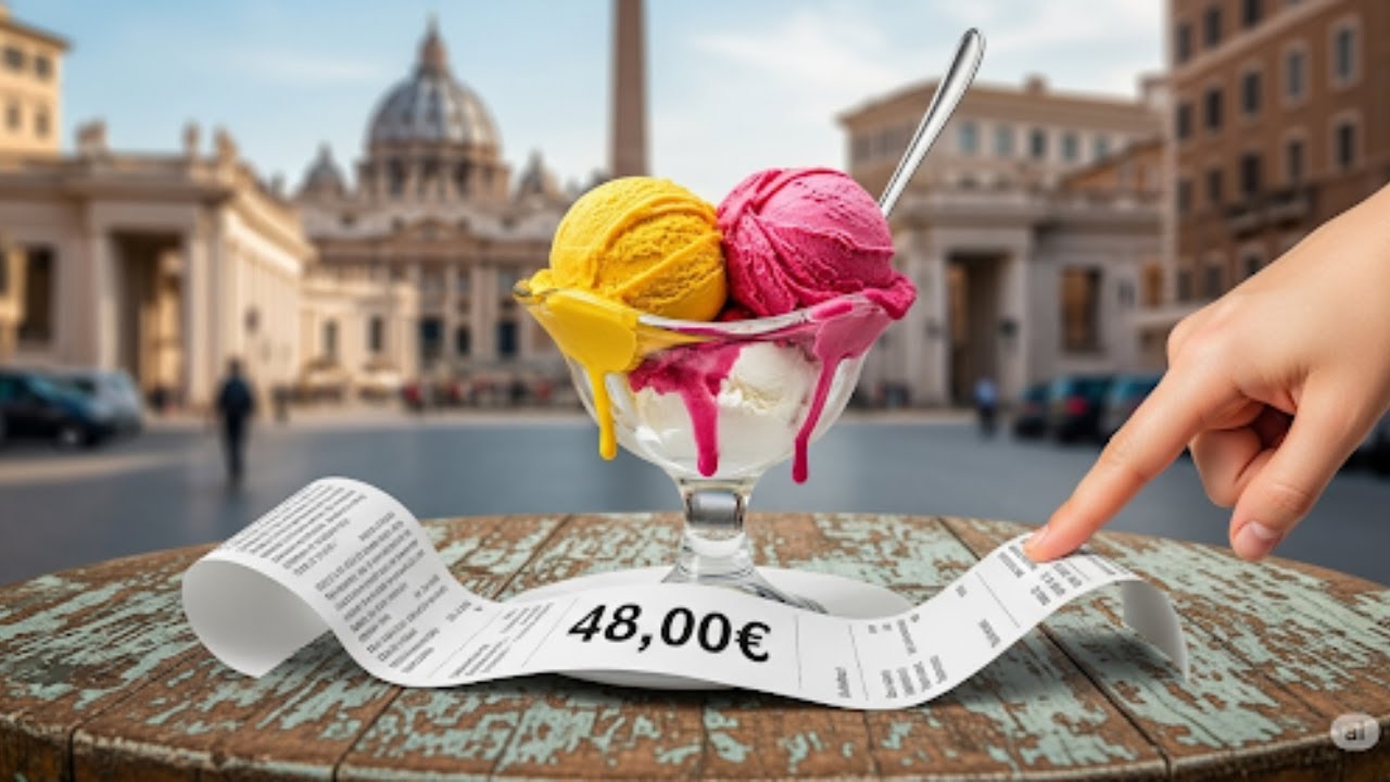 “48€ per due GELATI a Roma: truffa o realtà?”