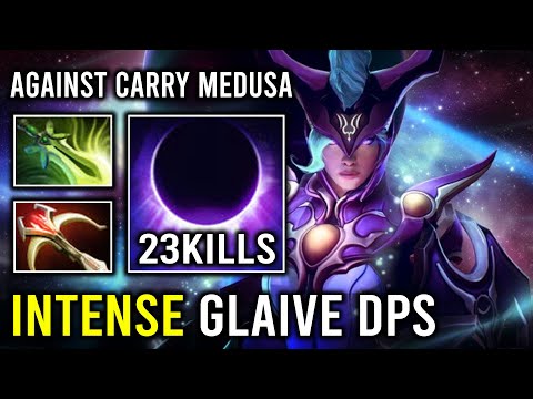 Intense Late Game Battle Against Hard Carry Medusa with Unlimited Glaive Luna Dota 2