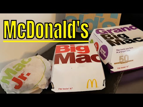 McDonald's UK - Mac Jr, Big Mac & Grand Big Mac
