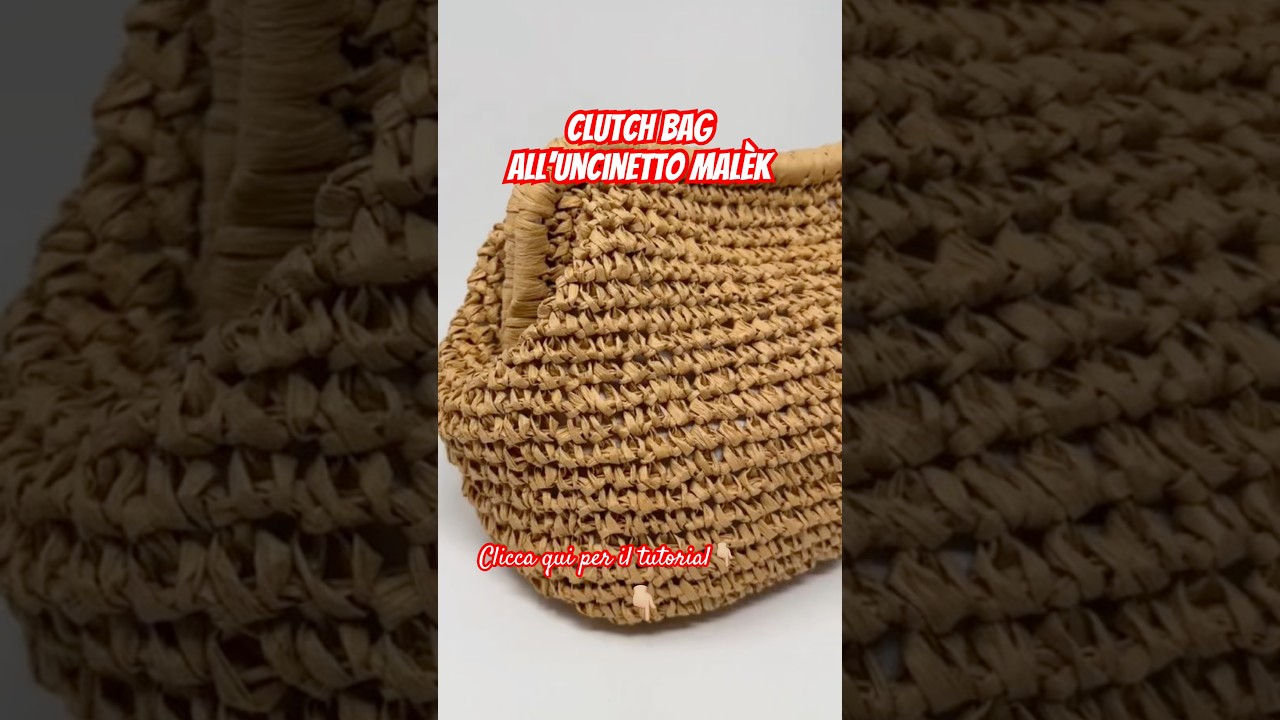 Clutch bag all’uncinetto | Tutorial facile e veloce 🧶