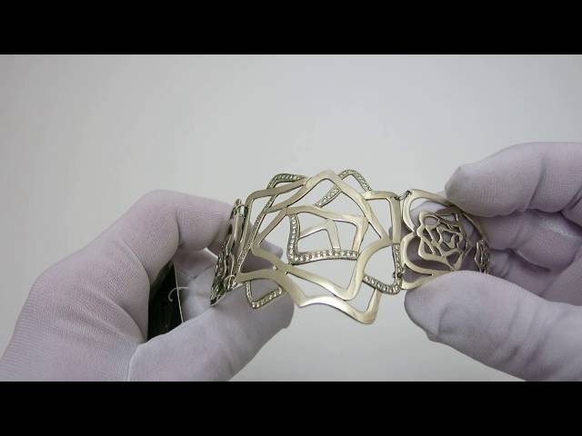 Женский серебряный браслет 15цф Видеообзор