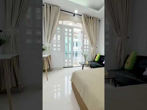 Serviced apartmemt for rent with bathtub, balcony on Tan Cang Street