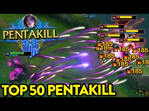 TOP 50 BEST LEAGUE OF LEGENDS PENTAKILLS OF 2020!
