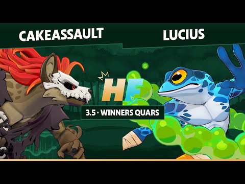 Hitfall 3.5 Winners Quarters -  CakeAssault (Forsburn) vs Lucius (Ranno) - Rivals of Aether II