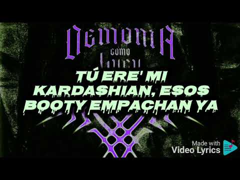 Demonia Como Lucy Remix 😈- J abdiel x Casper mágico x Green Cokie x iZaak x Yan BlocK (LETRA LYRICS)