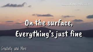 Anxiety lyric video by Anna Clendening