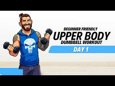 Ultimate 10 Minute Upper Body No Repeat Dumbbell Workout (Zeus Fitness Kickstart challenge Day 1)