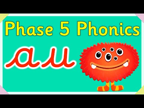 Phase 5 AU Phonics Lesson 😊 [AU Digraph] Miss Ellis 💜 #ausound