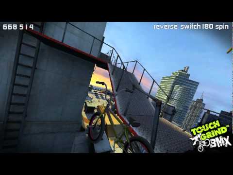 Skyline really cool glitch - Touchgrind BMX