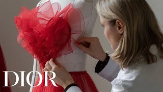 Christian Dior Jenna Ortega's getting ready with Dior for the Venice 