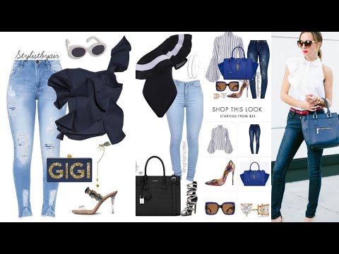 OUTFITS CON JEANS CASUALES Y ELEGANTES LOOKS DE MODA PARA MUJER MODERNA Tendencia 2022/23