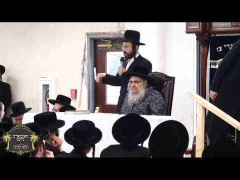 Satmar Rebbe Visits 9th Grade Campers From The Brooklyn Branches Of His Yeshivah Network
