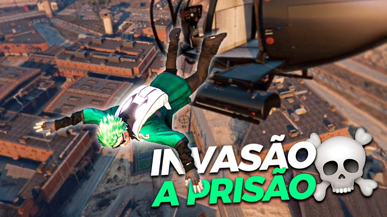 INVADl A PRISÃO ...  VOU SALVAR O CHEFE !!  GTA RP