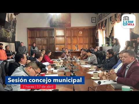 EN DIRECTO | Sesión de concejo Municipal este miércoles.  📲📷 La Voz de Xela / Anyeli Mejía