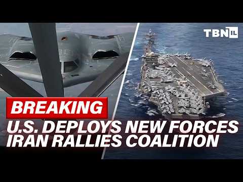 BREAKING: Trump Hints Deploying 2nd Carrier To Iran; IDF On MAX ALERT, Strikes Hamas | TBN Israel