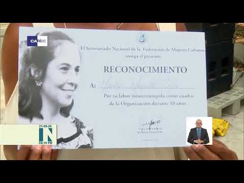 Acto provincial en el Cotorro celebra el 66 aniversario de la FMC