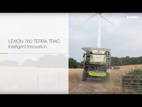 Intelligent Innovation. LEXION 760 TT. Gareth Adams, Newport.