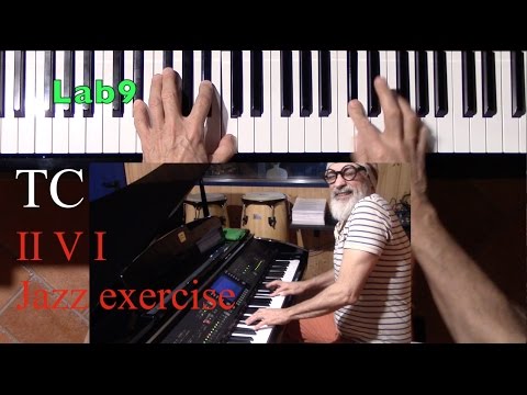 Jazz Piano lesson: ' II V I Jazz exercise '. Tino Carugati - Lezione di Pianoforte n.146