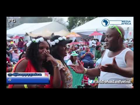 DJ Happy Gal on the Mix. That was a 16th Durban Jazz Festival in 2018