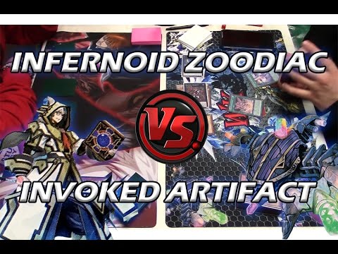 Yu-Gi-Oh Feature Match - Invoked Artifact Vs Infernoid Zoodiac - (March 2017)