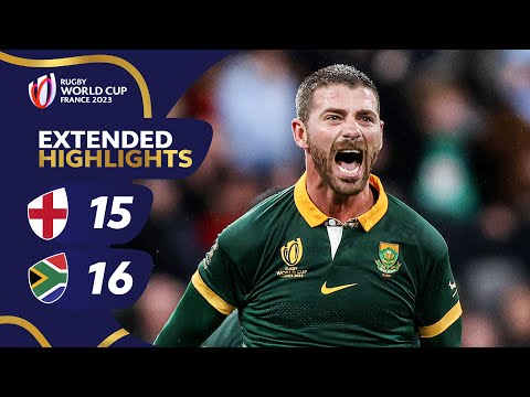 England v South Africa | Rugby World Cup 2023 Extended Highlights