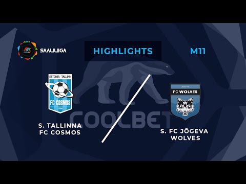 Tallinna FC Cosmos - FC Jõgeva Wolves. Coolbet Saaliliiga. MD 11. Highlights