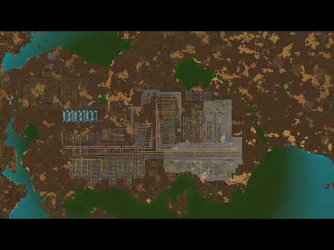 Factorio Timelapse - 17 hours to rocket