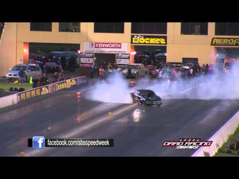 Grant O'Rourke Top Doorslammer burnout goes sideways