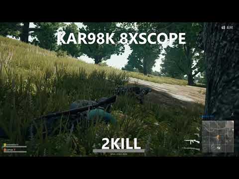 PUBG Xbox Kar98k 8X scope 2xKill